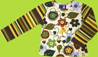 Flap Happy Partridge Family Contrast Long Sleeve Shirt
