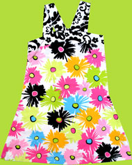 Pop Art Poppites Contrast V-dress