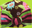 Flap Happy Cha Cha Floral Cap with Contrasting Bow