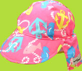 Flap Happy Pastel Anchors Away Flap Hat