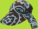 Flap Happy Island Doodles Nylon Flap Hat