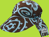 Flap Happy Island Doodles Nylon Flap Hat