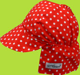 flap happy Red Dot flap hat