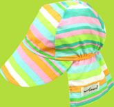 Flap Happy Springtime Stripe Flap Hat 