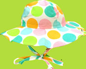 Flap Happy April Showers Floppy Hat with Ties