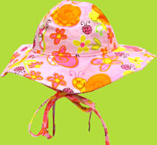 Bees N Bugs Floppy Hat UPF 50+