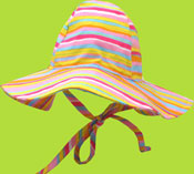 Flap Happy Bahama Stripe Floppy Hat