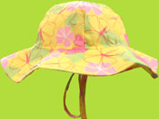 flap happy hibiscus heaven floppy hat