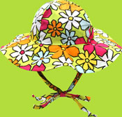Flap Happy Hana-Lei Floral Floppy Hat UPF 50+