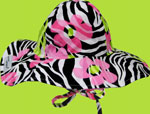 Flap Happy Jungle Floral Floppy Hat 