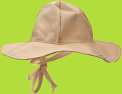Flap Happy Khaki Floppy Sun Hat for Baby and Child