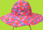 Flap Happy Sweet Spots Cotton Floppy Hat w/Ties