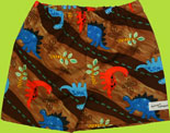 Dino Trek Swim Trunks with Swim Diaper Liner