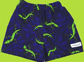 Flap Happy Surf Lizards Surf Trunk with Swim Diaper