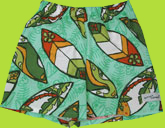 Flap Happy Wacky Surfboards Surf Trunk with Swim Diaper