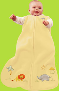 Halo Yellow Micro-Fleece Sleep Sack