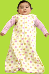 Halo Pink Dots Cotton SleepSack Wearable Blanket