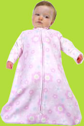 Pink Daisy Micro Fleece Sleepsack/Wearable Blanket
