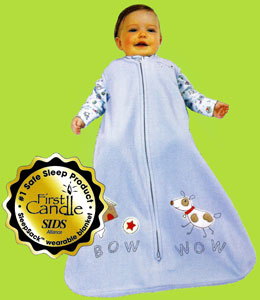 Halo Blue Dog Micro-Fleece Sleep Sack