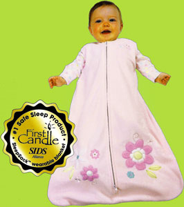 Halo Pink Daisies Micro-Fleece Sleep Sack