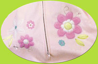 Halo Pink Daisies Swatch
