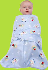 Halo Blue Dog 2 in 1 Microfleece SleepSack Swaddle