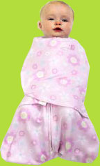 Halo Pink Daisies 2 in 1 Microfleece SleepSack Swaddle
