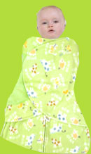 Halo Sage Barnyard 2 in 1 Microfleece Swaddle