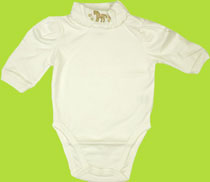 Hartstrings Baby Giddy Up Off White Bodysuit