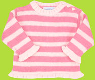 hartstring baby knit striped sweater