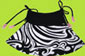 Havengirl 2 in 1 Zebra Print Skirt/Top