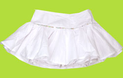 Havengirl White Chloe Skirt with Sequin Band