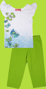 Havengirl Cotton Butterfly Flutter Tee