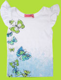 Havengirl Cotton Butterfly Flutter Tee
