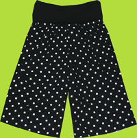 Havengirl Black and White Dot Roll Top Guacho