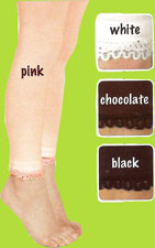 Jefferies Socks Pink Lacey Footloose Tights