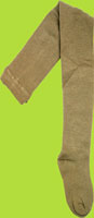 Khaki ORGANIC Cotton Seamless Children's Tights
