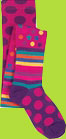 Berry Flippy Girls Tights