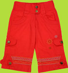 Kaboo Coral Capri Pants with Embroideries