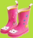 Kidorable Lucky Cat Rain Boots
