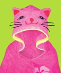 Kidorable Lucky Cat Hooded Towel