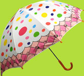 The English Roses Polka Dot Umbrella