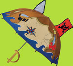 Back of Kidorable Pirate Umbrella