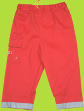Kushies Red Rainpants