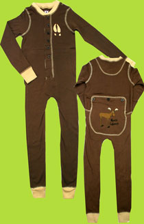 Adult Brown Flap Jack. For kids size click text tink to the left.