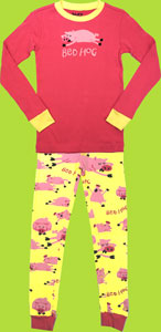 Lazy One "Bed Hog" Children's Pajama Set