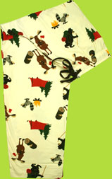 Lazy One Adult "Happy Camper" Unisex PJ Pants