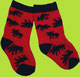Classic Moose Red Socks 