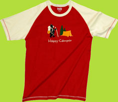 Lazy One Adult "Happy Camper" Unisex T-shirt