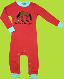 Lazy One Coral Rose "Pasture Bedtime" Union Suit 